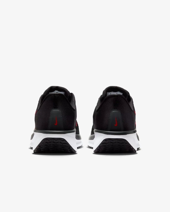 NIKE Quest 6 Men's Road Running Shoes - Black/White/University Red on triQUIP Sports