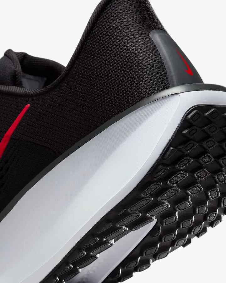 NIKE Quest 6 Men's Road Running Shoes - Black/White/University Red on triQUIP Sports