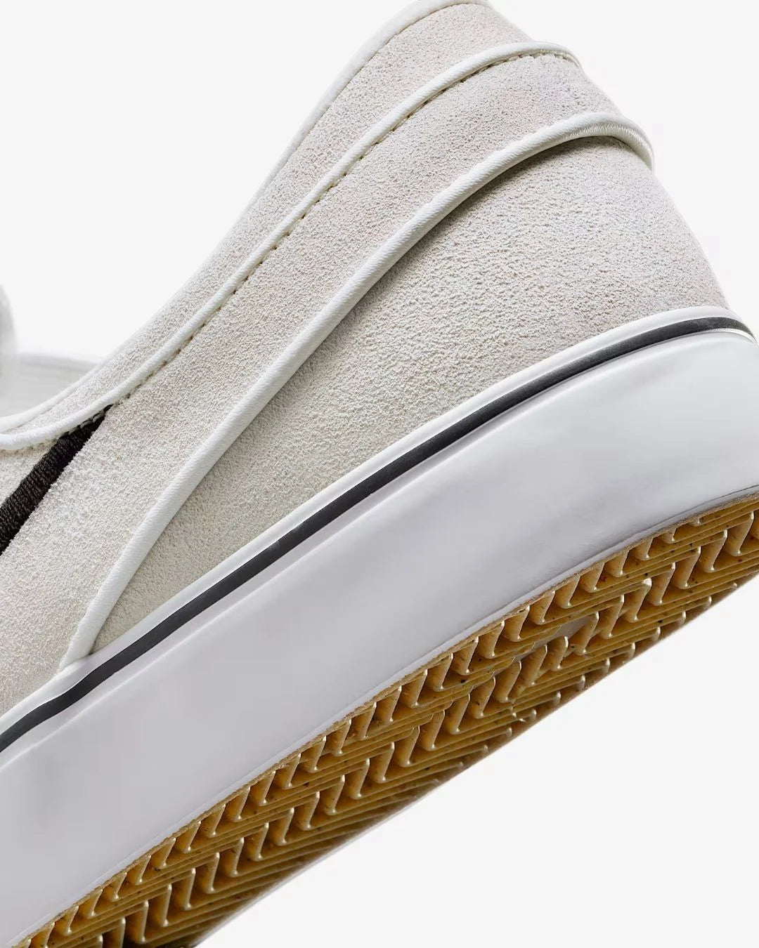 NIKE SB Janoski+ Slip Skate Unisex Shoes - Summit White/Summit White/White/Black