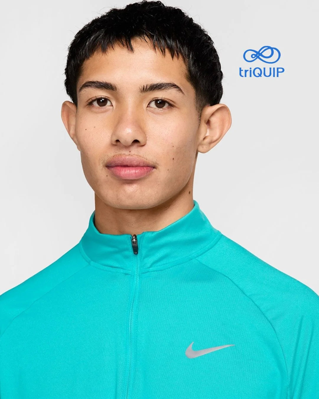 NIKE Stride Men's Dri-FIT 1/4-Zip Running Top on triQUIP Sports