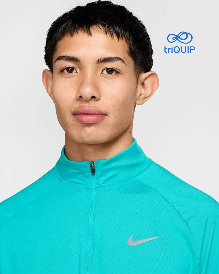 NIKE Stride Men's Dri-FIT 1/4-Zip Running Top on triQUIP Sports