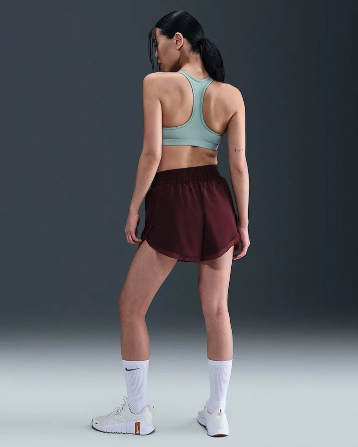 NIKE Swoosh Medium Support Women's Padded Sports Bra - Cannon/White on triQUIP Sports