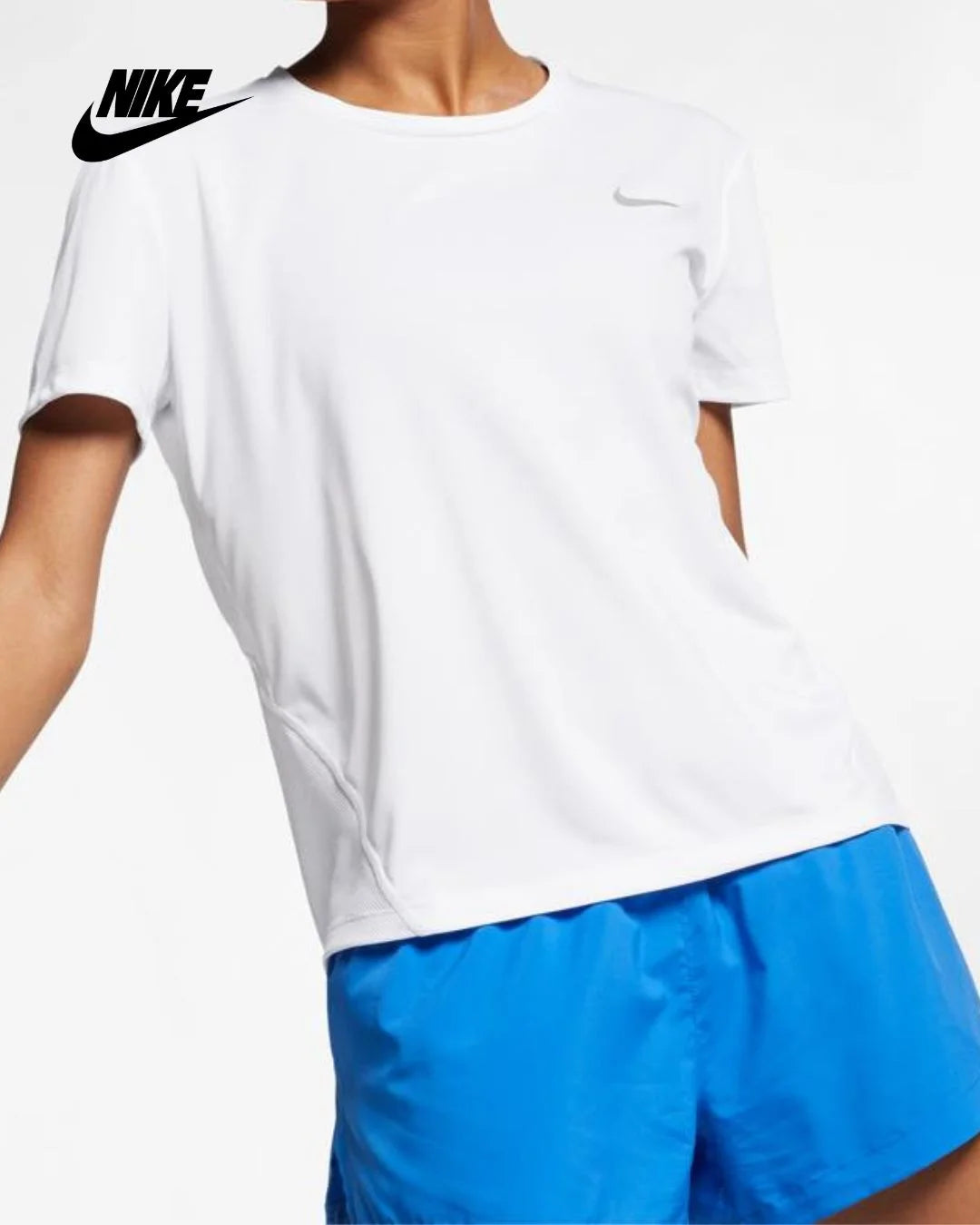 NIKE Miler Short Sleeve Women Running Top on triQUIP Sports