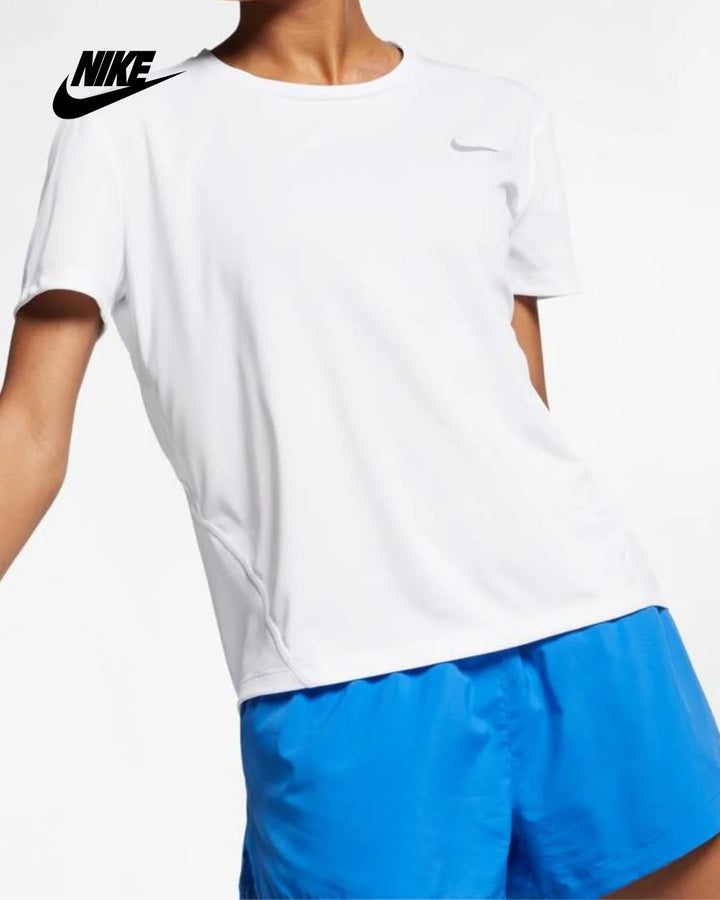 NIKE Miler Short Sleeve Women Running Top on triQUIP Sports