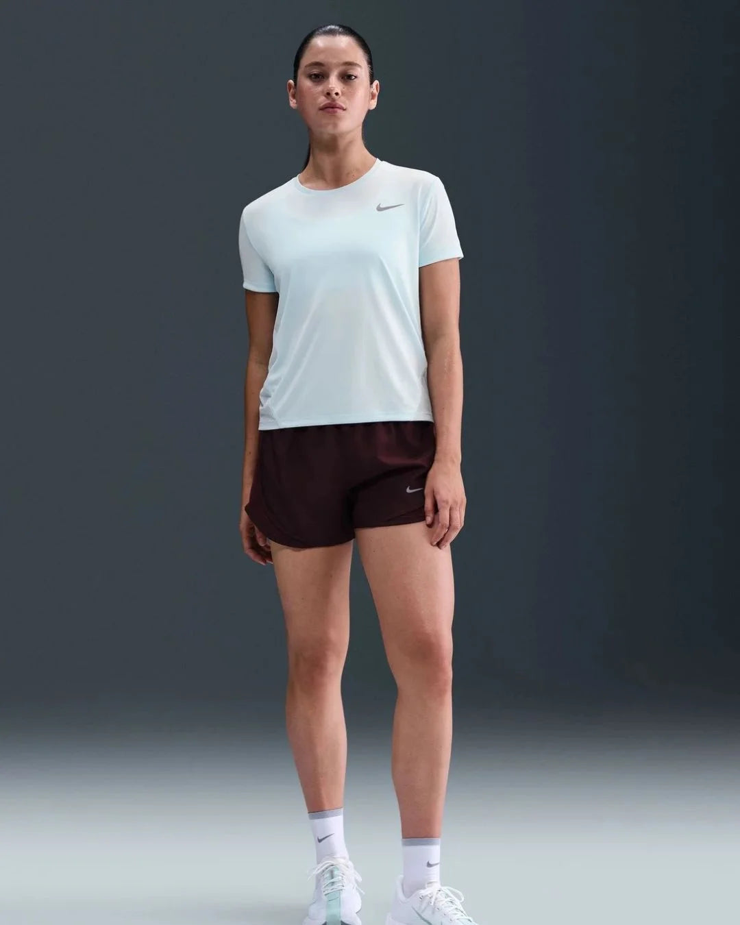 NIKE Miler Short Sleeve Women Running Top on triQUIP Sports