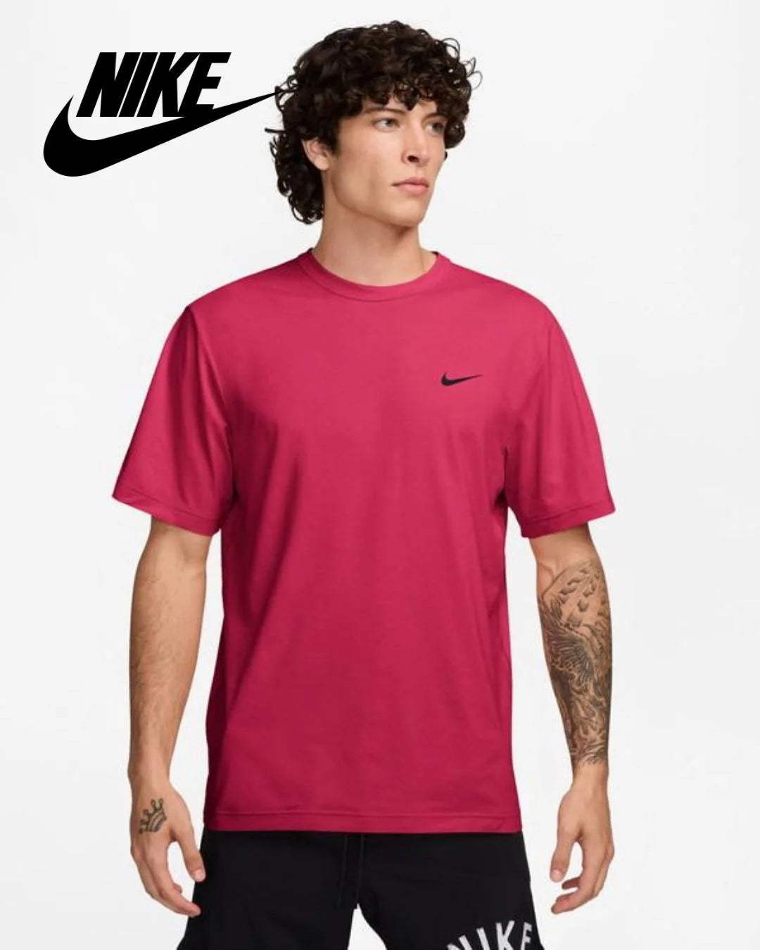 NIKE Dri-FIT UV Hyverse Men's Short-Sleeve Fitness Jersey