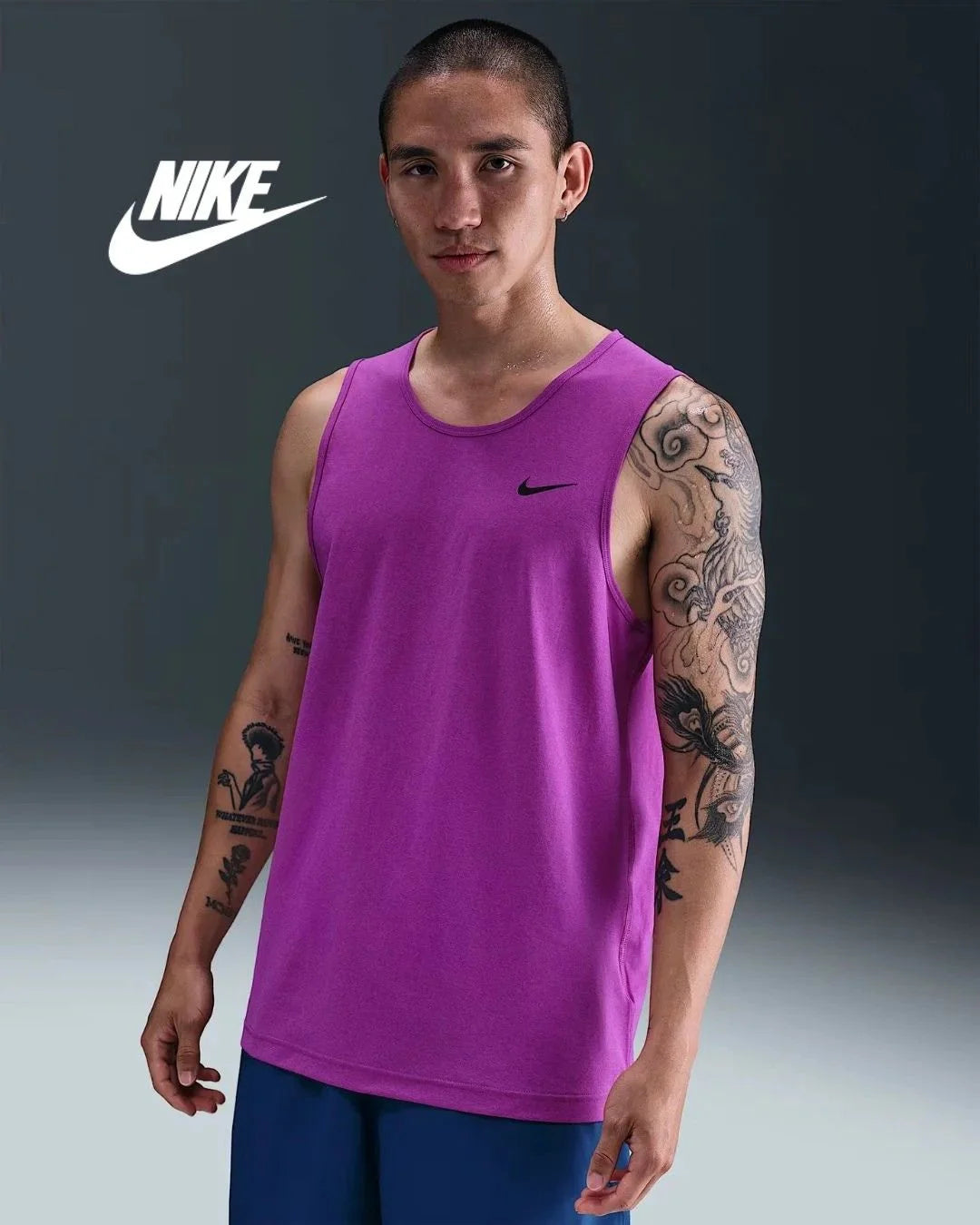 NIKE Dri-FIT Hyverse Men's Sleeveless Fitness Tank Top on triQUIP Sports