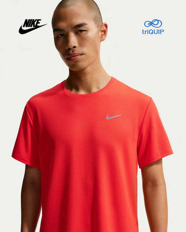 NIKE Dri-FIT UV Miler Men's Short-Sleeve Running Top on triQUIP Sports