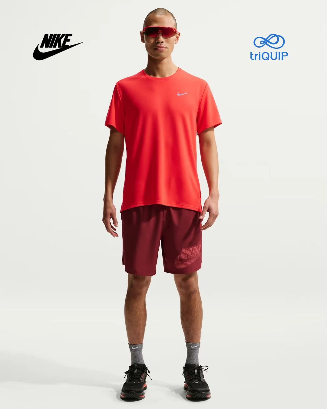 NIKE Dri-FIT UV Miler Men's Short-Sleeve Running Top