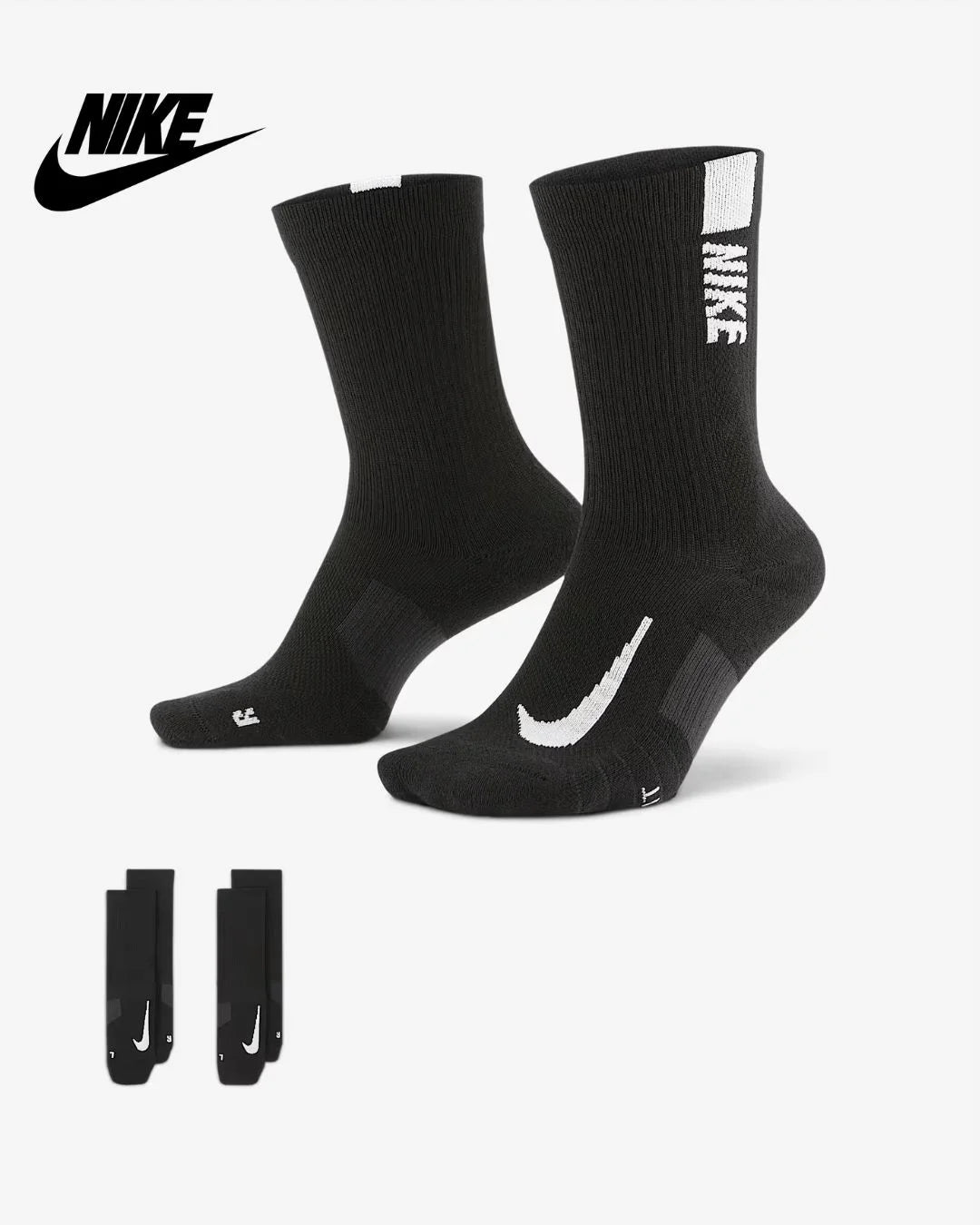 NIKE Multiplier Crew Socks on triQUIP Sports