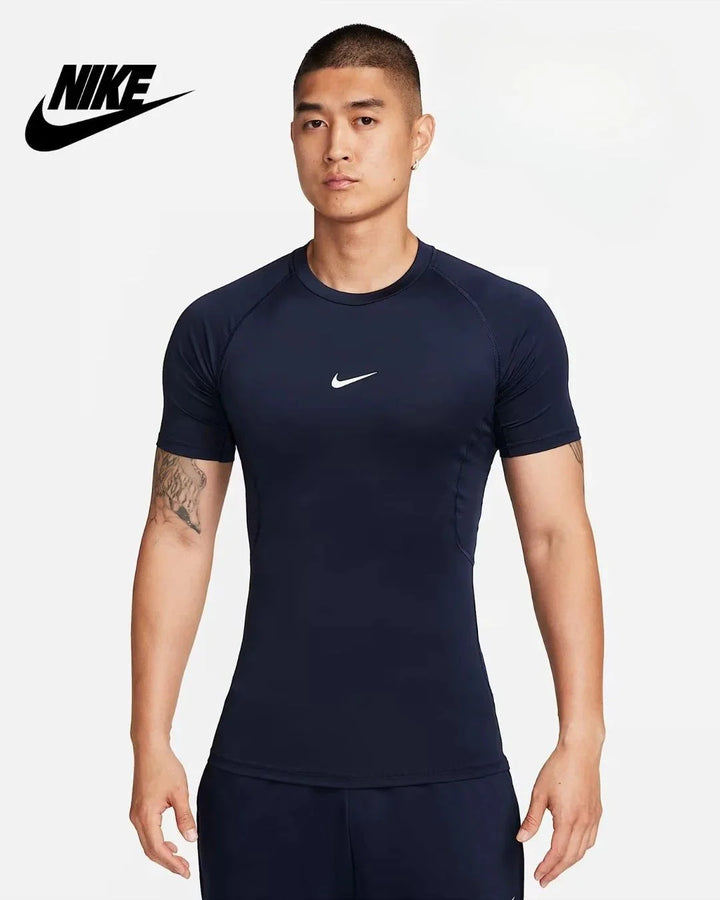 NIKE Pro Men's Dri-Fit Tight Short Sleeve Fitness Top