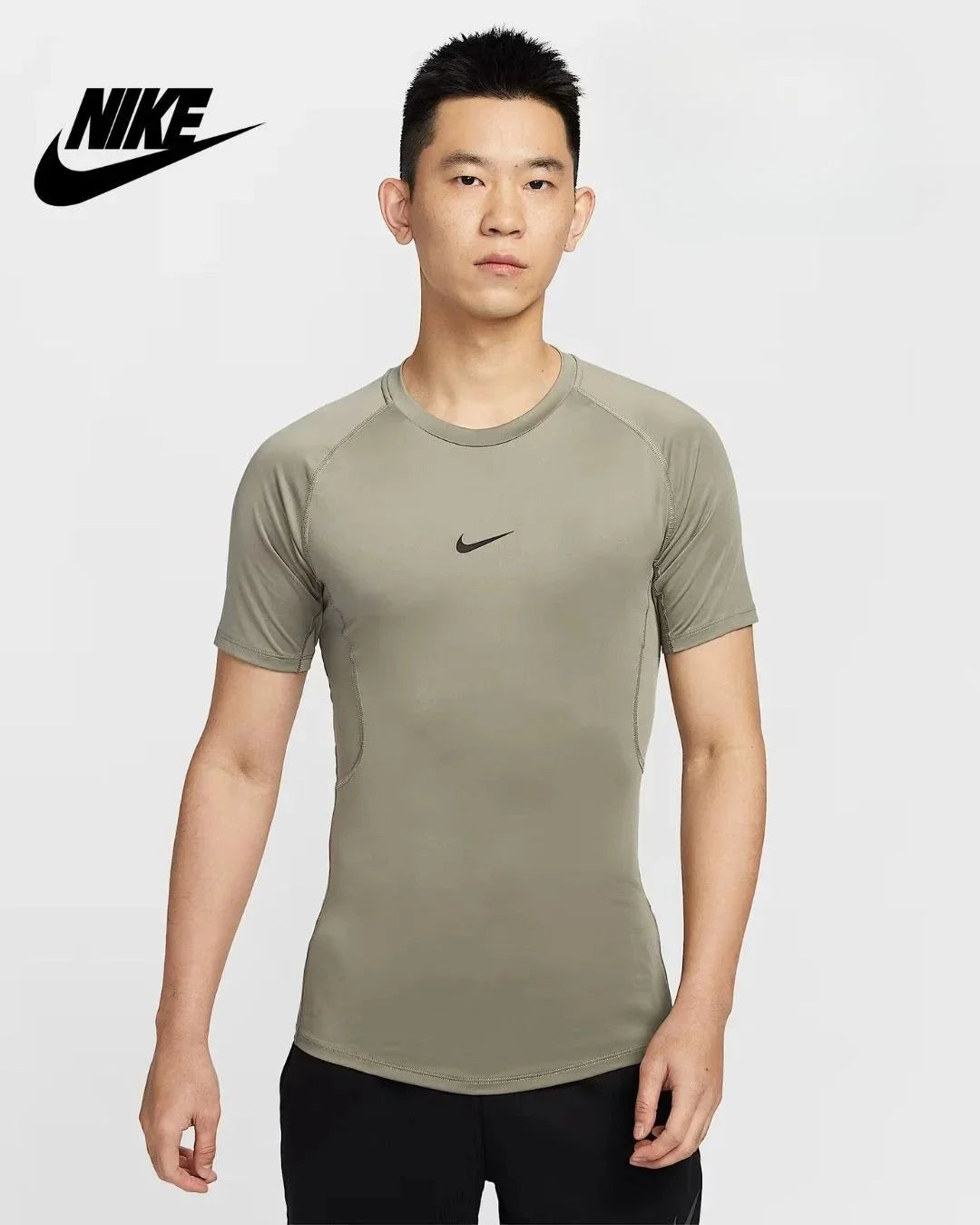NIKE Pro Men's Dri-Fit Tight Short Sleeve Fitness Top