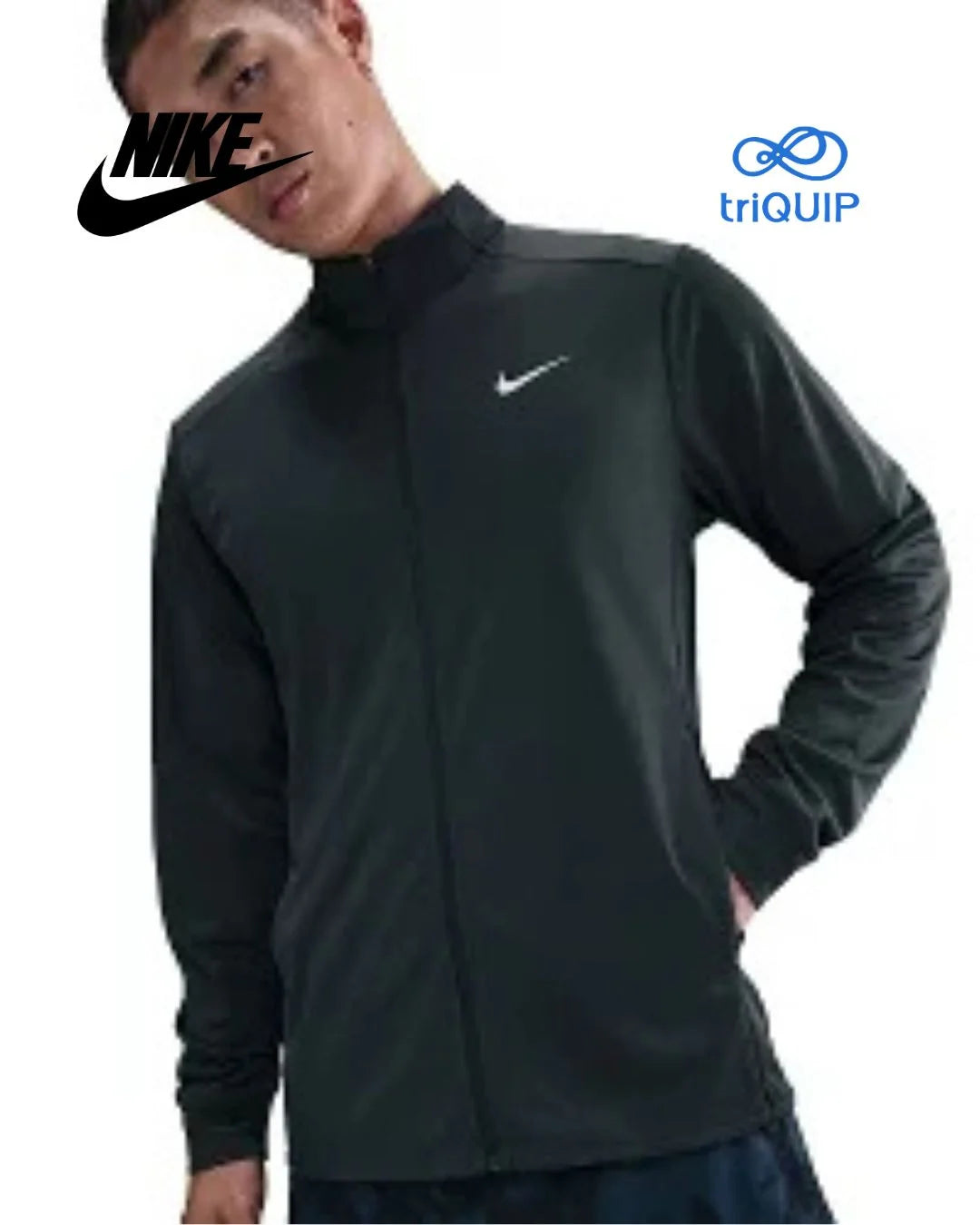 NIKE Totality Men's Dri-FIT Knit Versatile Jacket on triQUIP Sports