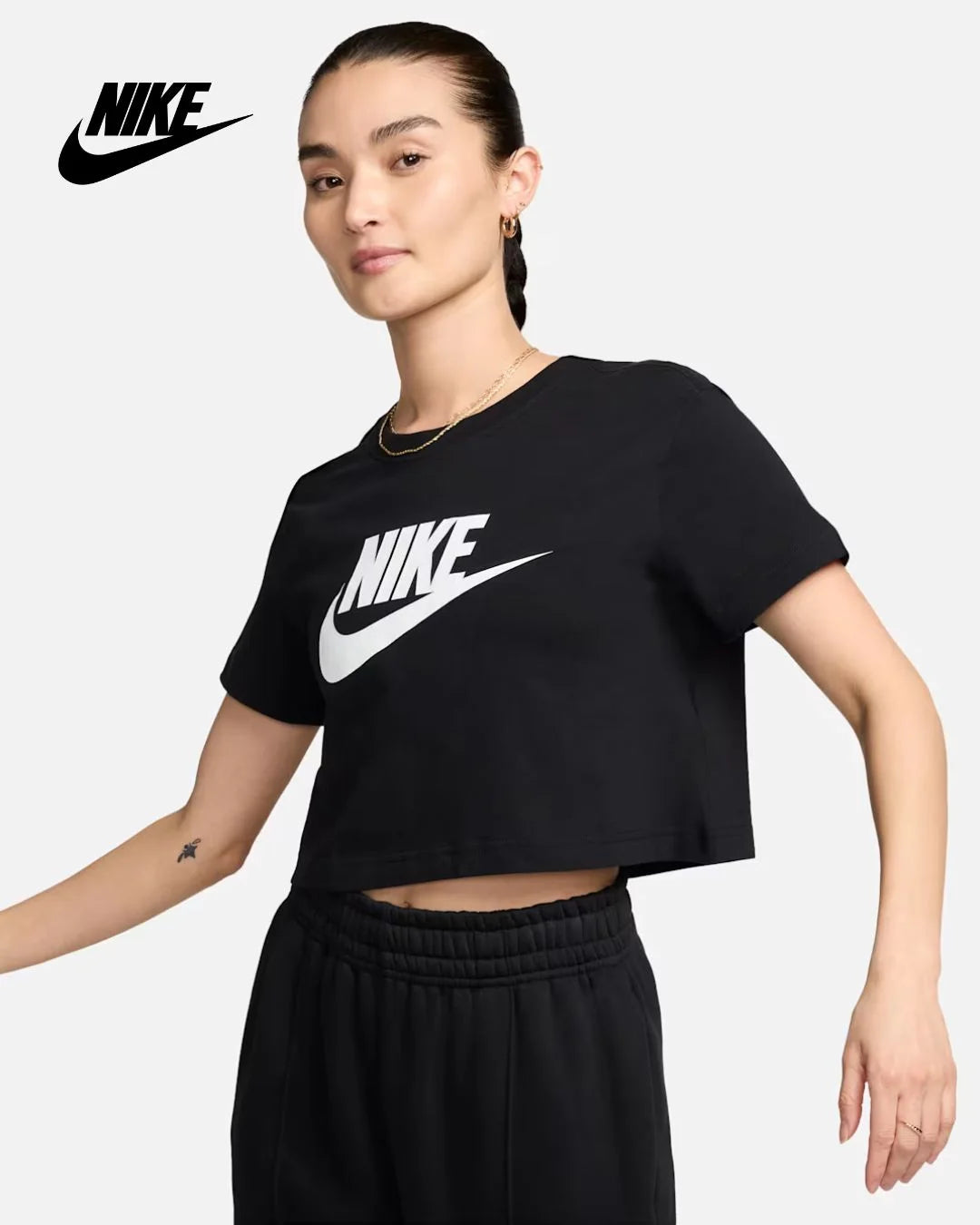 Nike Sportswear Essential Women's Cropped T-Shirt on triQUIP Sports