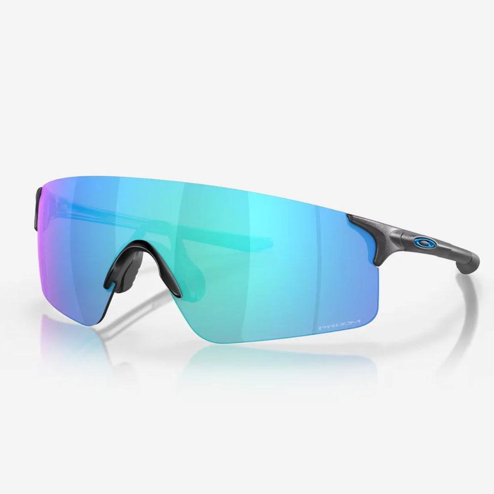 OAKLEY EVZero™ Blades Sunglasses - Prizm Sapphire Lenses, Steel Frame on triQUIP Sports
