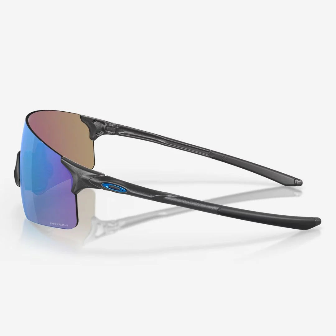 OAKLEY EVZero™ Blades Sunglasses - Prizm Sapphire Lenses, Steel Frame on triQUIP Sports