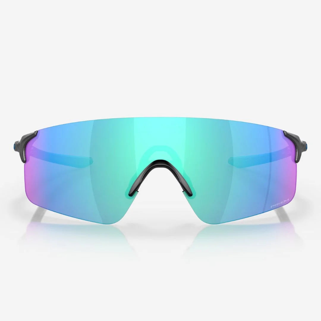 OAKLEY EVZero™ Blades Sunglasses - Prizm Sapphire Lenses, Steel Frame on triQUIP Sports