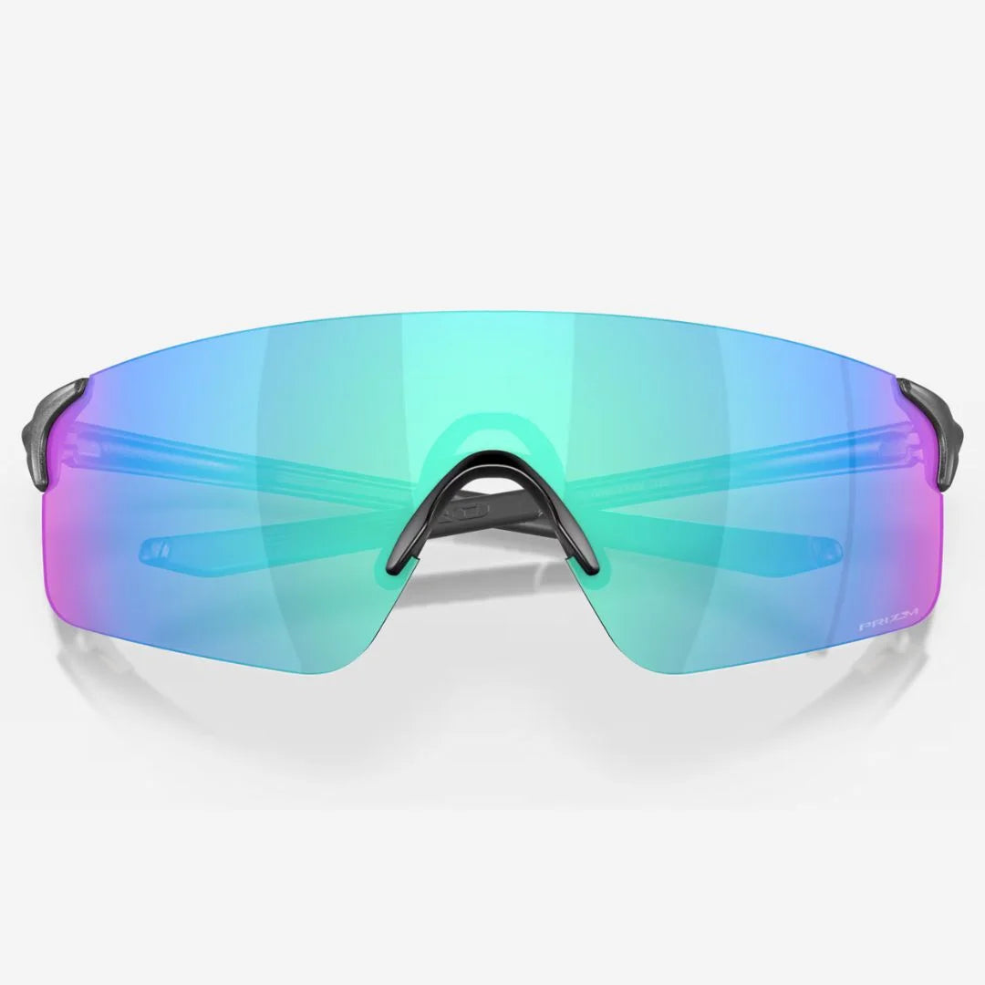OAKLEY EVZero™ Blades Sunglasses - Prizm Sapphire Lenses, Steel Frame on triQUIP Sports