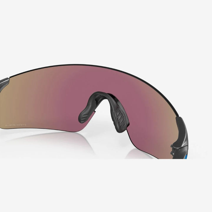 OAKLEY EVZero™ Blades Sunglasses - Prizm Sapphire Lenses, Steel Frame on triQUIP Sports