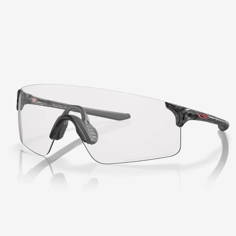 OAKLEY EVZero™ Blades (Low Bridge Fit) Sunglasses - Clear To Black Iridium Photochromic Lenses,  Carbon Fiber Frame on triQUIP Sports