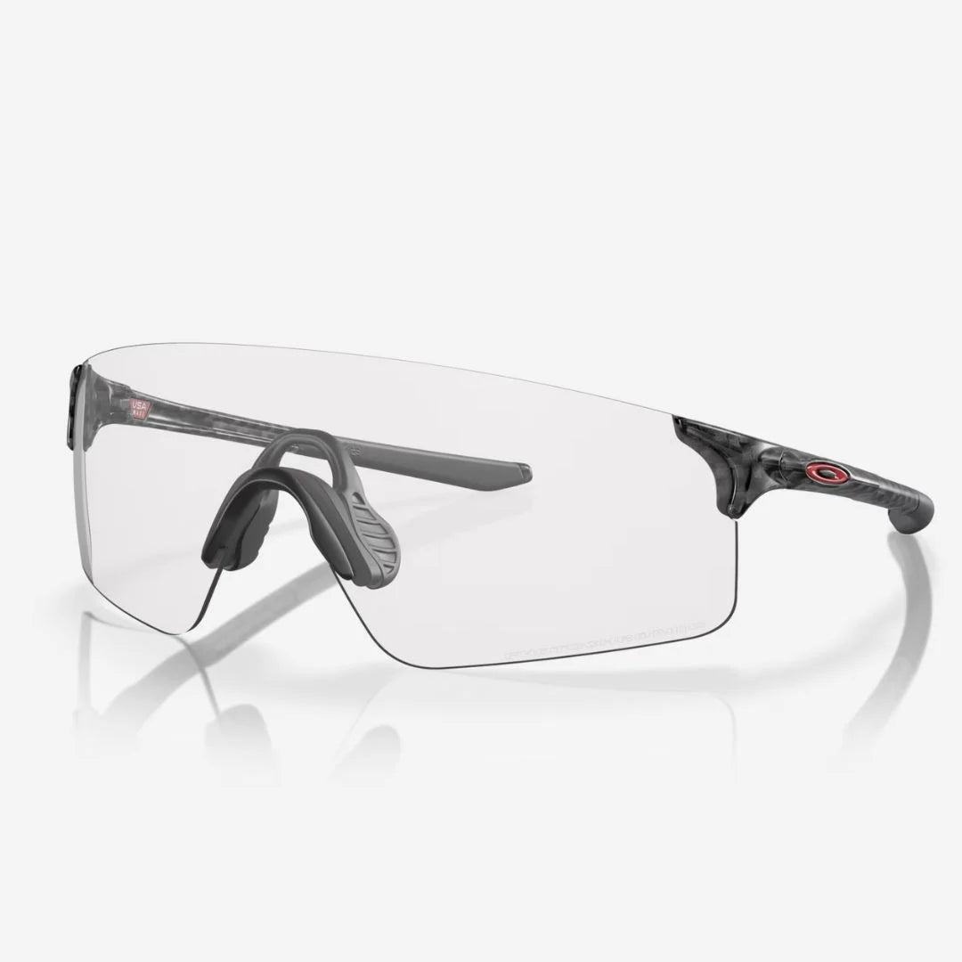 OAKLEY EVZero™ Blades (Low Bridge Fit) Sunglasses - Clear To Black Iridium Photochromic Lenses,  Carbon Fiber Frame on triQUIP Sports