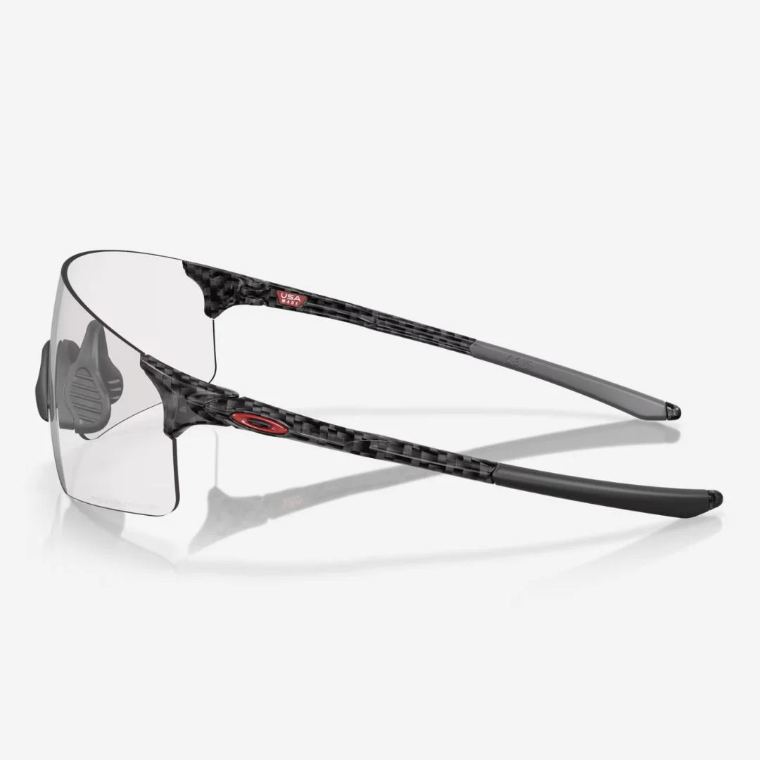 OAKLEY EVZero™ Blades (Low Bridge Fit) Sunglasses - Clear To Black Iridium Photochromic Lenses,  Carbon Fiber Frame on triQUIP Sports