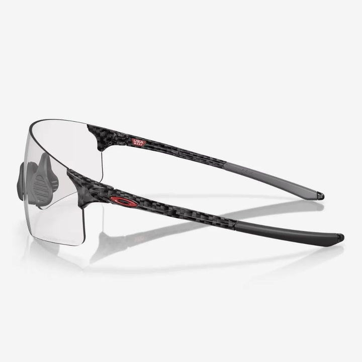 OAKLEY EVZero™ Blades (Low Bridge Fit) Sunglasses - Clear To Black Iridium Photochromic Lenses,  Carbon Fiber Frame on triQUIP Sports