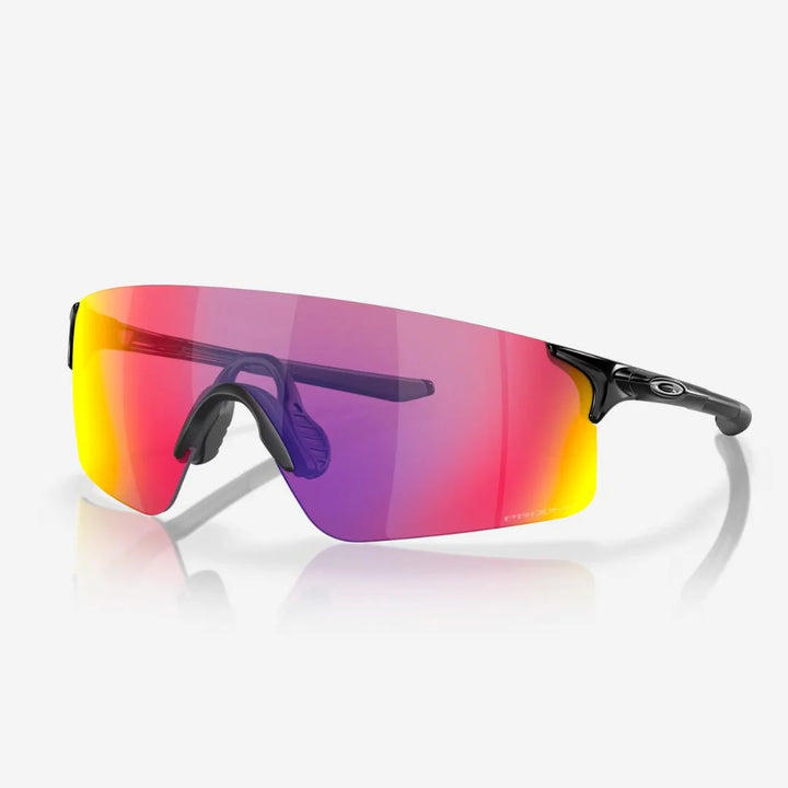 OAKLEY EVZero™ Blades (Low Bridge Fit) Sunglasses - Prizm Road Lenses, Polished Black Frame on triQUIP Sports