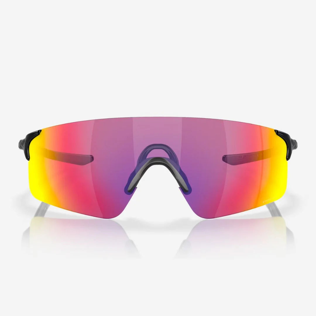 OAKLEY EVZero™ Blades (Low Bridge Fit) Sunglasses - Prizm Road Lenses, Polished Black Frame on triQUIP Sports