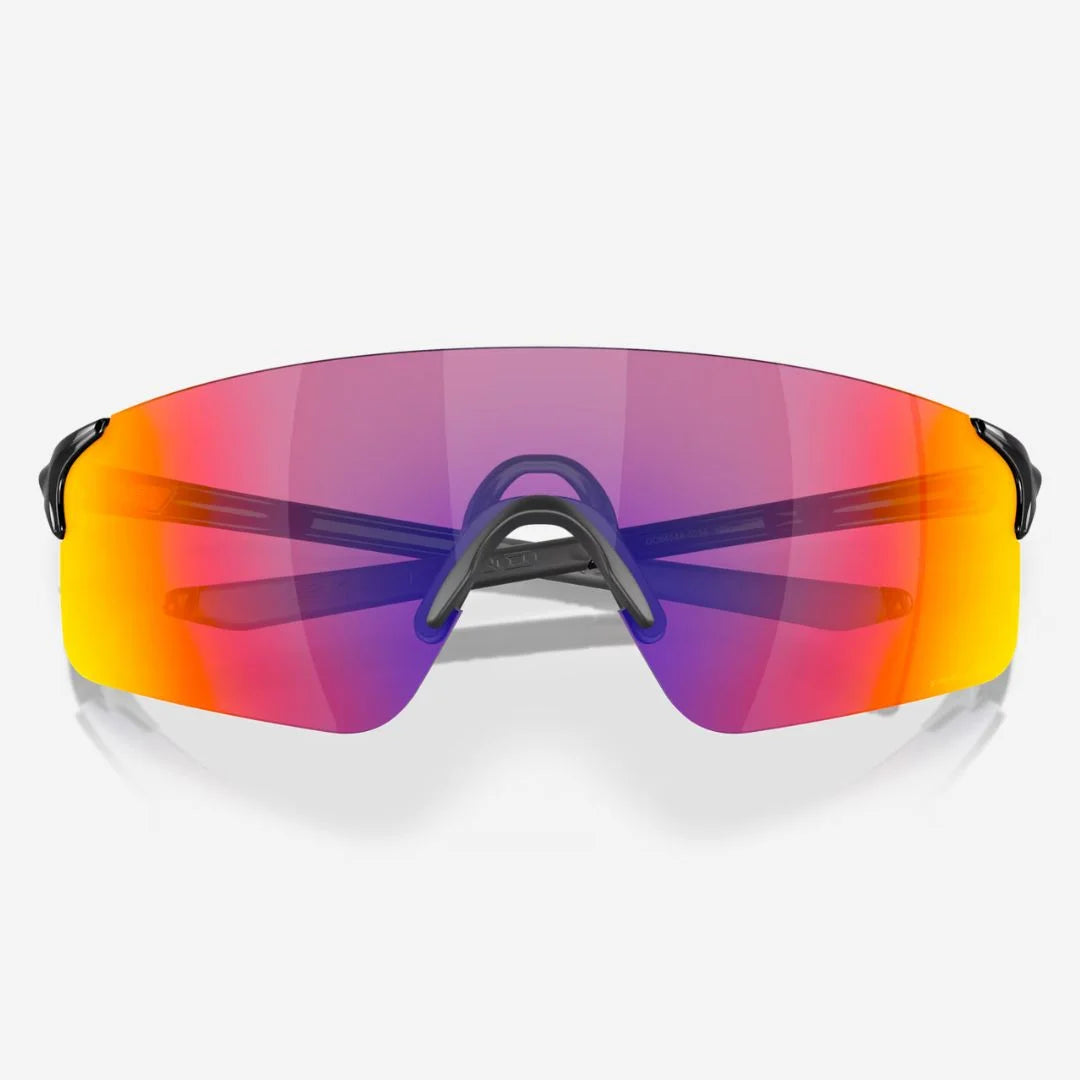 OAKLEY EVZero™ Blades (Low Bridge Fit) Sunglasses - Prizm Road Lenses, Polished Black Frame on triQUIP Sports