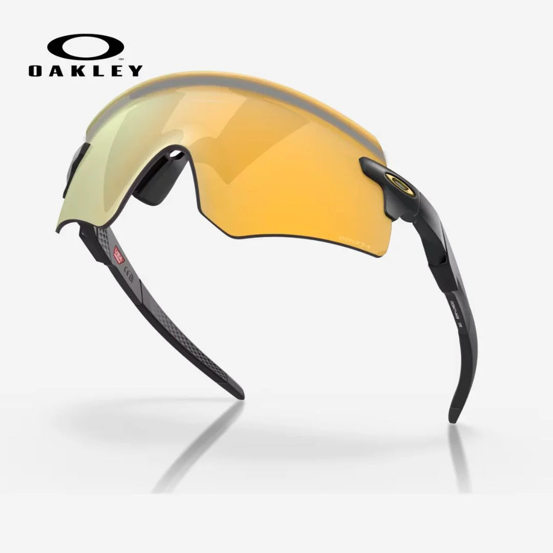 OAKLEY Encoder Sunglasses - Prizm 24k Lenses, Matte Carbon Frame on triQUIP Sports