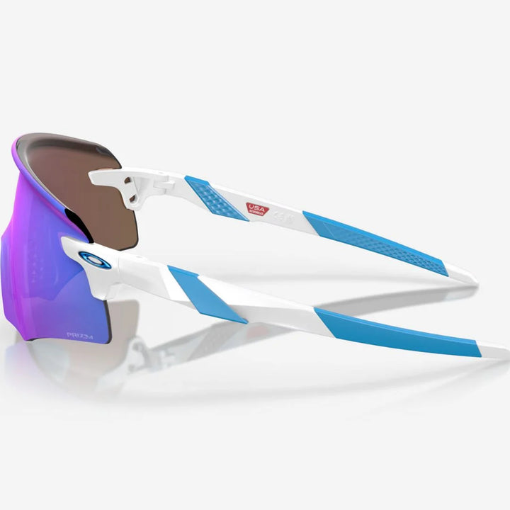 OAKLEY Encoder Sunglasses - Prizm Sapphire Lenses, Polished White Frame on triQUIP Sports