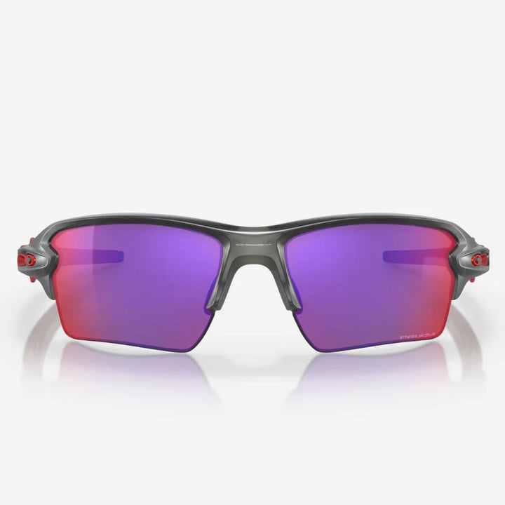 OAKLEY Flak® 2.0 XL Sunglasses - Prism Road Lenses, Matte Grey Smoke Frame on triQUIP Sports