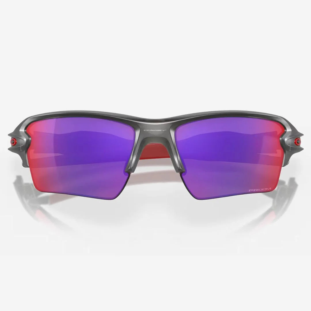 OAKLEY Flak® 2.0 XL Sunglasses - Prism Road Lenses, Matte Grey Smoke Frame on triQUIP Sports