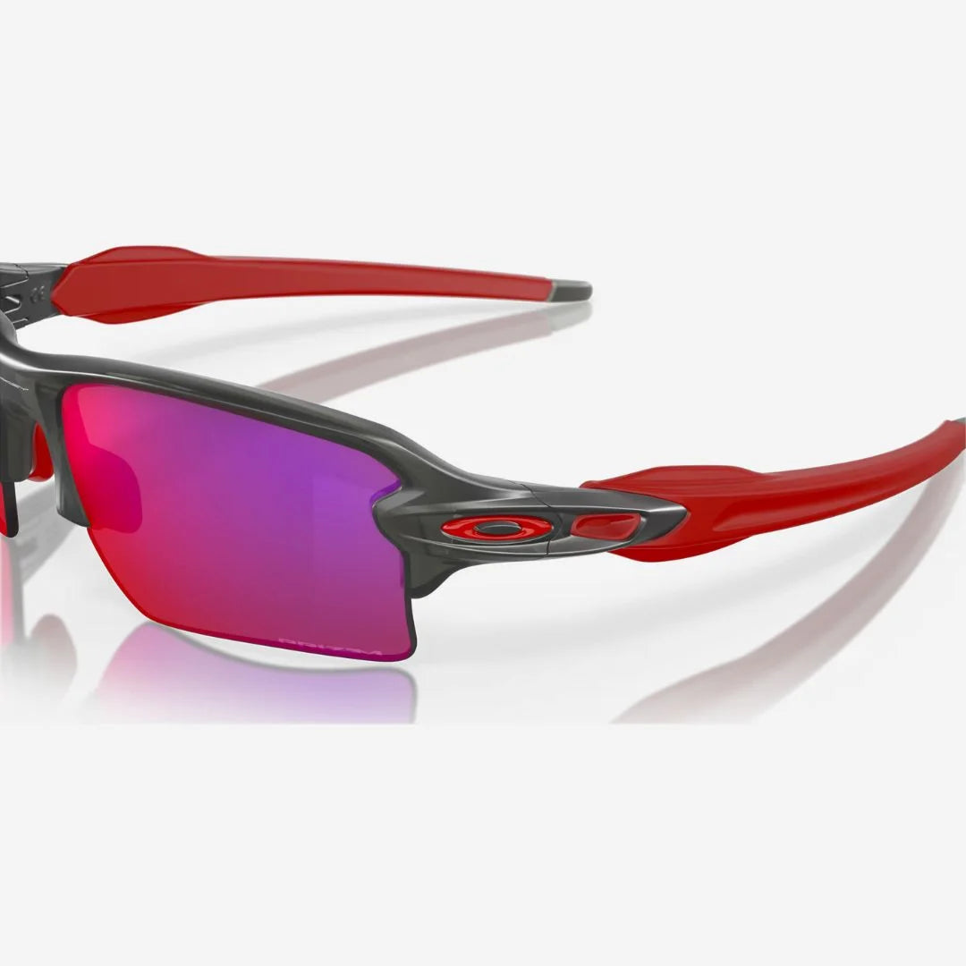 OAKLEY Flak® 2.0 XL Sunglasses - Prism Road Lenses, Matte Grey Smoke Frame on triQUIP Sports