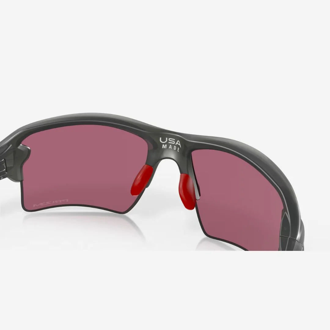 OAKLEY Flak® 2.0 XL Sunglasses - Prism Road Lenses, Matte Grey Smoke Frame on triQUIP Sports