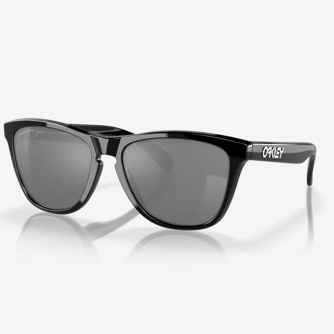 OAKLEY Frogskins™ Sunglasses - Prizm Black Lenses, Polished Black Frame on triQUIP Sports
