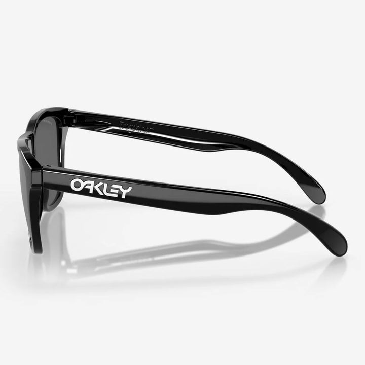 OAKLEY Frogskins™ Sunglasses - Prizm Black Lenses, Polished Black Frame on triQUIP Sports