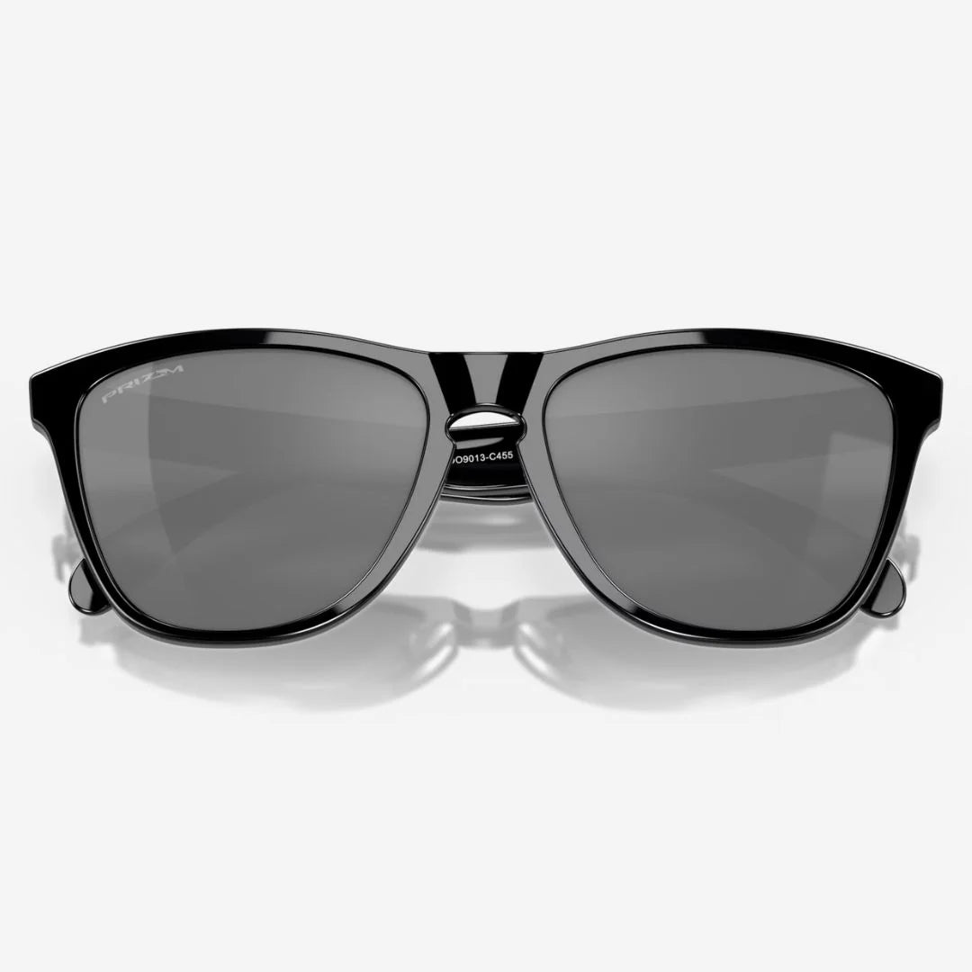OAKLEY Frogskins™ Sunglasses - Prizm Black Lenses, Polished Black Frame on triQUIP Sports