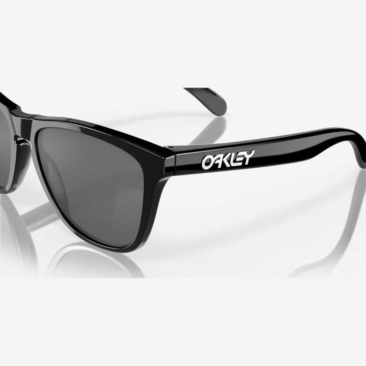 OAKLEY Frogskins™ Sunglasses - Prizm Black Lenses, Polished Black Frame on triQUIP Sports