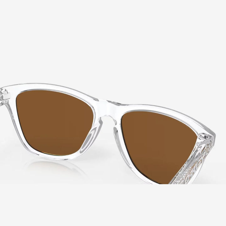 OAKLEY Frogskins™ Sunglasses - Prizm Violet Lenses, Polished Clear Frame on triQUIP Sports