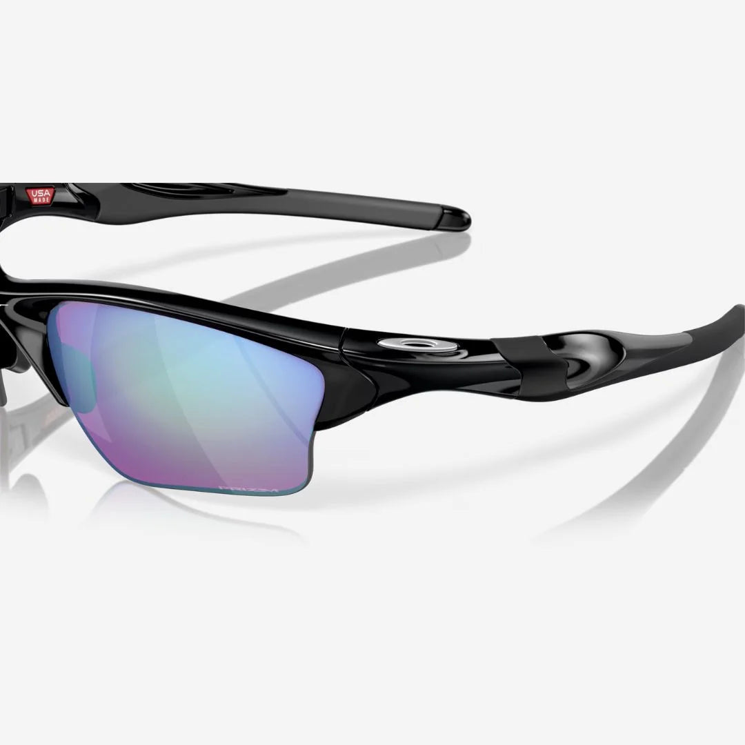 OAKLEY Half Jacket® 2.0 XL Sunglasses - Prizm Golf Lenses, Polished Black Frame on triQUIP Sports