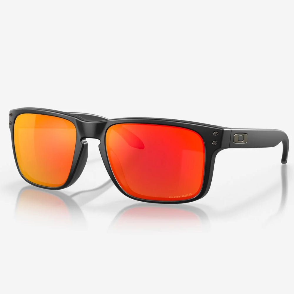 OAKLEY Holbrook™ Sunglasses - Prizm Ruby Lenses, Matte Black Frame on triQUIP Sports