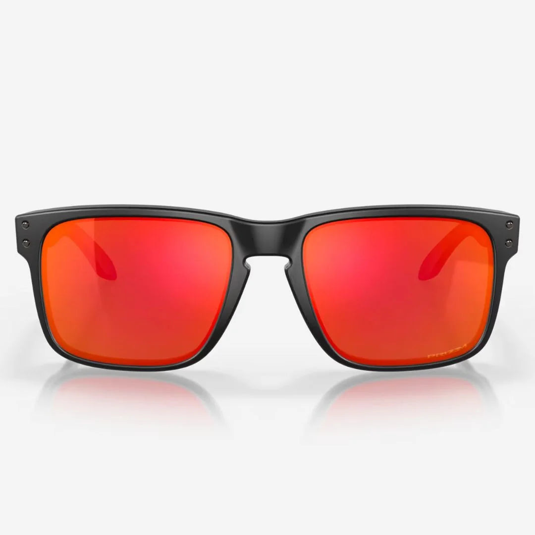 OAKLEY Holbrook™ Sunglasses - Prizm Ruby Lenses, Matte Black Frame on triQUIP Sports