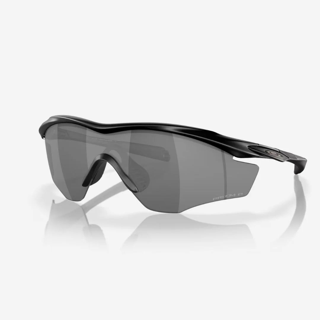 OAKLEY M2 Frame XL Sunglasses - Prizm Black Polarized Lenses,  Matte Black Frame on triQUIP Sports
