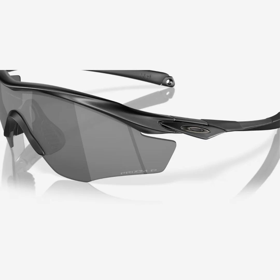 OAKLEY M2 Frame XL Sunglasses - Prizm Black Polarized Lenses,  Matte Black Frame on triQUIP Sports