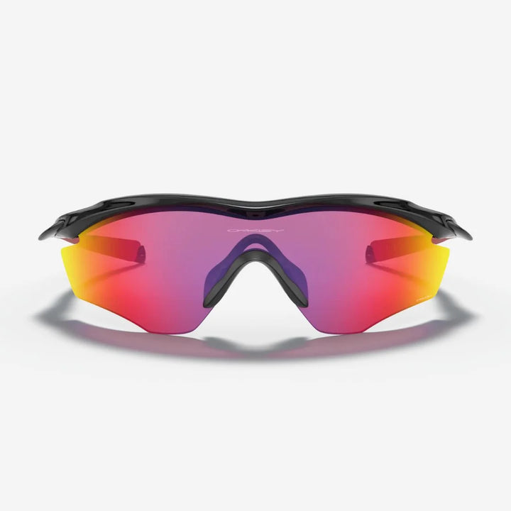 OAKLEY M2 Frame XL Sunglasses - Prizm Road Lenses,  Polished Black Frame on triQUIP Sports
