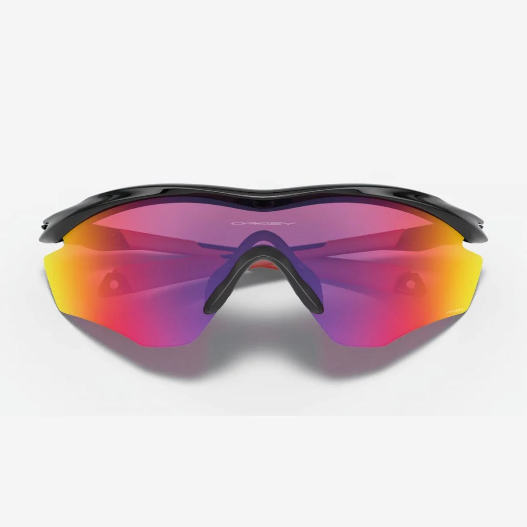 OAKLEY M2 Frame XL Sunglasses - Prizm Road Lenses,  Polished Black Frame on triQUIP Sports