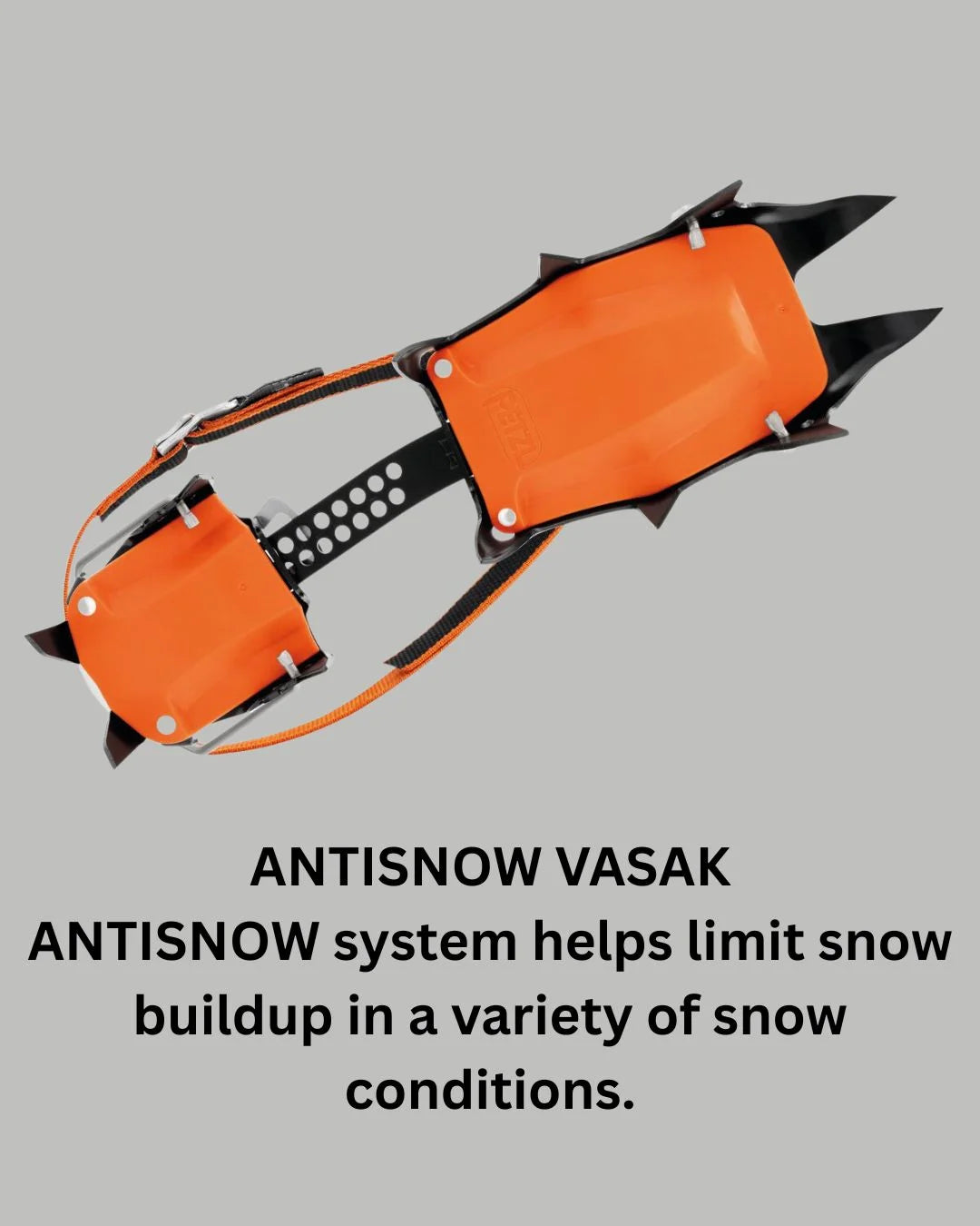 PETZL Vasak Classic Mountaineering Crampons on triQUIP Sports