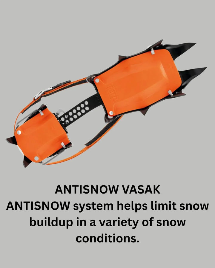 PETZL Vasak Classic Mountaineering Crampons on triQUIP Sports